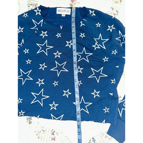 WILDFOX SEEING STARS VALLEY PULLOVER SWEATSHIRT XS - Picture 3 of 5